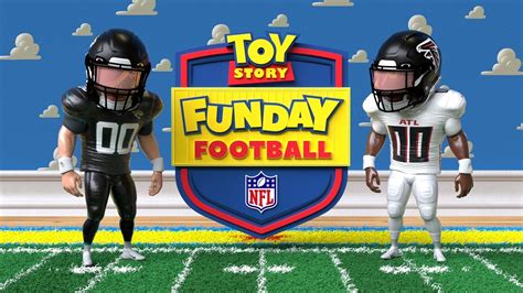 Toy Story Funday Football When the Falcons and Jaguars face off in London on Oct 1, a real-time, fully animated alternate presentation from Andy’s Room will be on Disney+ and ESPN+. Andy’s room will replicate the on-the-field gameplay from Wembley Stadium, where each Falcon and Jaguar player will have animated representation on a ...